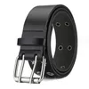 Belts Classical Punk Spike Belt Y2k Men's Leather Fashion Double Row Rivet For Men And Women Studded Waistband Female