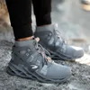 Buty Man Safety Buty KureProof Work Sneakers Lekkie mężczyźni stalowe palec u stóp niezniszczalny 231113