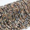Lose Edelsteine, natürliche Pietersit-Perlen in schlichter Qualität, facettiert, rund, 6 mm
