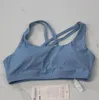 Sport Bra Fitness Running Gym Kleding Vrouwen ondergoed Hoogwaardig schokbestendige rug Lu Yoga Gededekte vesttanktops