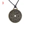 Pendant Necklaces 2023 Fashion Amulet Men's Necklace Religious Sun Wheel Alloy Metal For Men Jewelry Gift Accessories