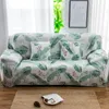 Housses de chaise Feuilles tropicales Housse de canapé élastique Housse de canapé extensible Salon Sectionnel Housse de protection de meubles Housses de siègeChair