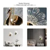 Light luxury premium minimalist ambiance peacock led chandelier bedroom bedside lamp decorative bar aisle top light