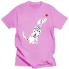 Heren t shirts 2023 katoen o-neck heren shirt op maat gedrukte t-shirt schattige dalmatische dames t-shirt