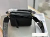 Loeews 10a mode make -uptas schoudertas grote capaciteit zipper openingszak body verstelbare schouderband vakantie crossbody ontwerper 230814