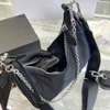 Re-Nylon Bag 3 PCS 세트 디자이너 어깨 가방 남성 여성 고급 핸드백 체인 Hobo 지갑 메신저 가방 여성 클러치 지갑 상자 2023
