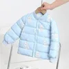 Down Coat Baby Girls Boys Jacket tjock ner vadderad snörock barn Vinter varma bomullsslitage hoodies spädbarn kappa barn ytterkläder kläder 231113