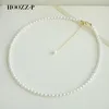 Hanger Kettingen HOOZZ.P Rijst Ketting Voor Vrouwen Bruiloft Sieraden Barokke Zoetwater Choker 3-4 Mm Natuurlijke Gekweekte Verjaardag Meisjes 231108