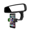 Support de téléphone de voiture garniture multifonctionnel 360 degrés rotatif Auto rétroviseur siège suspendu Clip support support de téléphone portable accessoires Auto