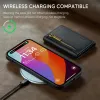 2 في 1 حالة هاتف محفظة من الجلد المغناطيسي القابل للفصل لجهاز iPhone 13 11 12 14 15 Pro Max 14 15 Plus Wireless Charging Cases Strong Magnet Cards Cover Stand Phone