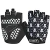 Guantes de dedo para niños Bicicleta de carretera MTB Guantes de ciclismo Niños Almohadilla de gel de 3 mm Transpirable Amortiguador Plam Guantes protectores para bicicleta Guantes de bicicleta de medio dedo 231110