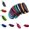 Fashion internal EVA sunglasses case sporty cashmere with hook pressure essential travel sunglasses case 12colors Unisex B0061