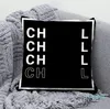 designer Letter pillow High Quality bedding home room decor pillowcase couch chair Black and white car multisize men women casual pillows