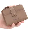 Portefeuilles 2023 Men Wallet Pu Leather Mens Purwe portemonnee Holder Licentie Tas Luxe herenmode Cion