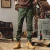 Men's Pants Men Fashion Military Cargo Army Slim Regualr Straight Fit Cotton Multi Color Camouflage Green Yellow Trousers BLW9631