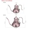 Water Bottles Bronze Coffee Over Drip Pot Fine Mouth Long Gooseneck Spout 304 Stainless Steel DIY Coffe Maker Teapot