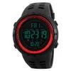 Fashion Countdown Men's Waterproof LED Digital Watch Reloj Skmei Chronograph Watch With 50 Dive Function