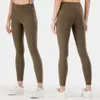 Lu Lu Yoga Pant Women Pocket Fast and Free Leggings Sports Lemon High Waist Elasticity Pants Casual Ankle Banded Length Trousers LL