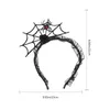 반다 나스 스파이더 웹 헤드 밴드 코스프레 헤어 할로윈 헤어 밴드 헤드 드레스 여자 액세서리 여자