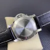 PANERIWATCH PANERAII 시계 사파이어 클리닝 팩토리 팩토리 럭셔리 디자이너 거울 자동 이동 크기 44mm 카우 히드 스트랩 시계 0RZI