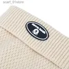 Hats Scarves Sets 3pcs Children Knitted Hats Scarves Gs Winter Baby Bear Label Beanies Outdooor Velvet Cold-proof Wool C Suit Warm AccessoryL231113