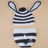 Kledingsets geboren babykostuum schattige handgemaakte gebreide meisjes jongen outfit 0-6 maanden pography props