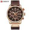 Autres montres Top marque de luxe chronographe montre à quartz hommes sport militaire armée mâle horloge-bracelet CURREN relogio masculino 231113