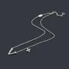 Classic Lock Head Key Pendant Diamond Necklace High Quality 316L Titanium Steel Designer Jewelry