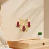 Kandelaars IJzeren wandgemonteerde kandelaar Decorstandaard Stands Decoratieve rustieke verlichting