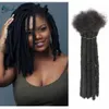 Saç perukları Microlink el yapımı dreadlocks remy faux locs Braing için toplu insan siyah kadınlar rastas cabello humano satış 230413