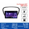 hd touch screen car gps navigation video android car radio multimedia video player For PEUGEOT 607 2004-2010