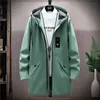 Heren Trench Coats 2023 Spring en herfst Classic Mode In The Long Wind Breaker Casual Loose Large Size Highqueity Coat M5XL 230413