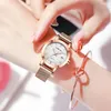 Montres-bracelets 2023 CRRJU Japon Mouvement Femmes Montres Top Charm Rose Gold Dames Montre-Bracelet Étanche Date Quartz Fille Horloge