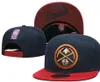 Denvers''Nuggets''Ball Caps 2023-24 Moda unisex Gorra de béisbol de algodón Snapback Hat Hombres Mujeres Sombrero para el sol Bordado Primavera Verano Gorra al por mayor A4