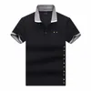 Geborduurde Polos Business Casual Polo voor heren Polo Polo Shirt Zomer Rib Collar veelzijdig T-shirt