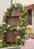 Decorative Flowers 2m Artificial Eucalyptus Leaves Flower Vine Garland Faux Silk Rattan For Wedding Desktop Backdrop Arch Home Table Garden