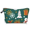 Christmas Cosmetic Bag Cartoon Travel Portable Washing Makeup Bag Multi-functional Storage Bag Xmas Gift