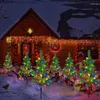 Luci di paesaggio a energia solare Lampada per albero di Natale Led Forniture per illuminazione impermeabili Decorazione del cortile Lanterna da prato