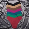Femmes coton tongs respirant taille basse Bikini dame culotte G string culotte pour fille femmes sous-vêtements Sexy