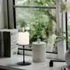 Candle Holders 3Pcs Iron Black Holder Home Decorative Pillar Stand Pedestal Art Gift Wedding Birthdays