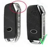 Nyckelringar Leaher TPU Car Remote Key Cover Case för Kia Sportage Ceed Sorento Cerat Forte 2017 2018 2019 Keychain Auto Accessories J230413