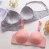 Abito da yoga Taglie forti Reggiseno sexy con stampa di fiori solidi Bralette BC Coppa sottile Intimo femminile Push up senza fili per le donne Lingerie completa