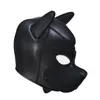 Vuxna leksaker xl storlek märke mode vadderad latex gummi roll lek hund mask valp cosplay full huvud med öron 10 färger prestanda rekvisita 230413