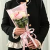 Geschenkwikkeling Transparante bloem verpakking Tas Diy Bouquet Bags Verse gedroogde bloemen Wikkel bruiloft Bloempakket Leveringen Decoratie