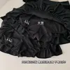 Faldas Falda de pastel para mujer Verano Cintura alta Versátil Pequeño Terciopelo Puffy A-line Mini