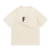 Mens essen t shirt designer shirt femmes tops design Summer men's ESS tops pull à manches courtes Tee respirant couple couleur unie Fears Letter Clothes