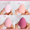 Makeup Sponges 4st Explosive Powder Puff Blötande vatten Stort ägg Set Torra våt Dualus kosmetisk svamp skönhetsverktyg grossist