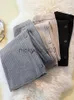 Women's Pants Capris Knitted Split Button Wide Leg Pants Straight Casual High Waist Pants Keep Warm In Autumn Solid Loose Wool Cosy Woman Trousers J231113