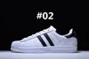 2023 Hot Sell Superstar White Buty Hologram Opalizujący junior supergwiazda Czarne białe trampki Pride Super Star Women Men Men Sport Eu SZ36-45