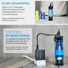 Зарядные устройства 26800 аккумуляторная зарядная устройство PD USB C 3A Fast Charging 21700 26650 26800 NIMH D Батареи 10W Power Bank 18650 Зарядное устройство SC1 плюс 230324